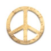 Tandsmycke peace i guld