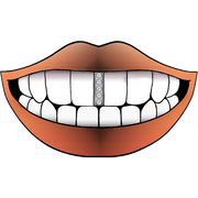 STEEL GAP GRILLZ BLING